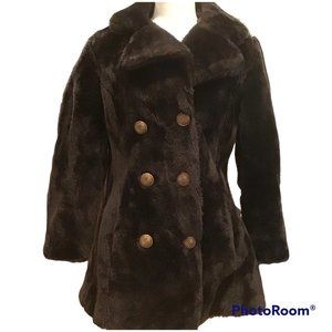 Vintage Women's Faux Fur Coat